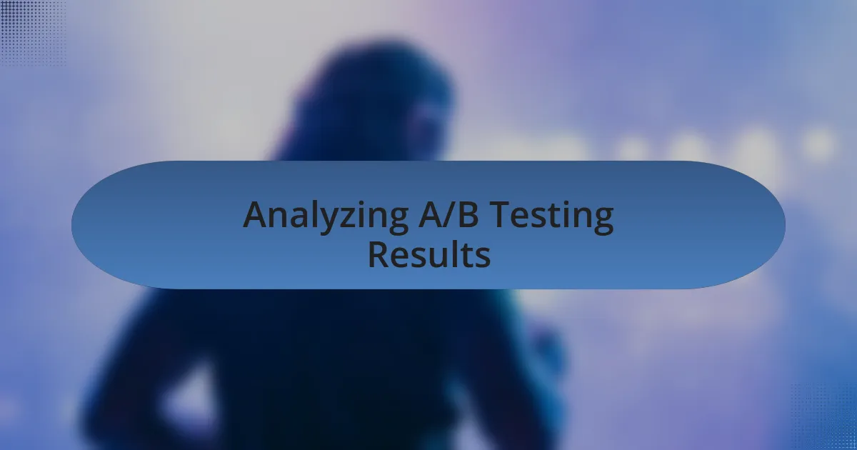 Analyzing A/B Testing Results